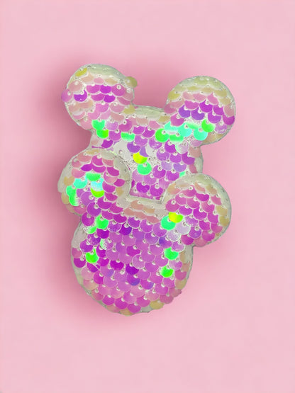 Shimmery Teddy-Bear Hair Pin